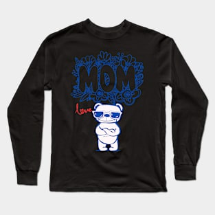 Dog Mom,Love Long Sleeve T-Shirt